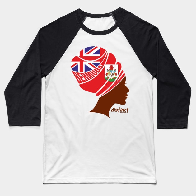 BERMUDA NUBIAN QUEEN Baseball T-Shirt by DistinctApparel